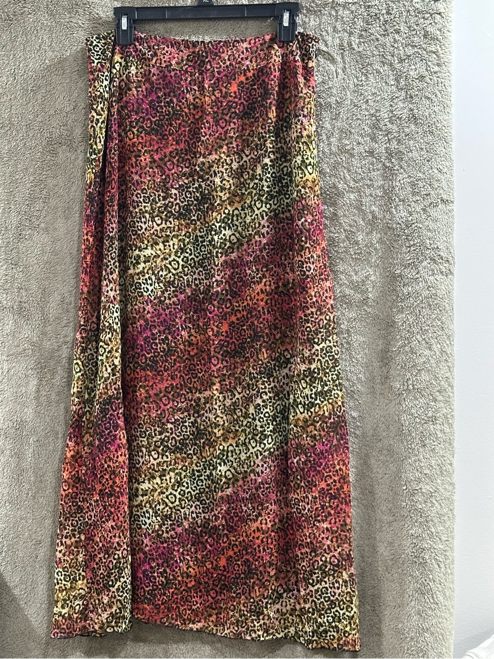 Cato Multi-Color Leopard Maxi Skirt